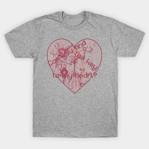 Key To My Heart T-Shirt by quingemscreations